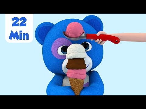 I Love Ice Cream + More | Kids Compilation on Blue Bagoo - English Kids Songs & Nursery Rhymes
