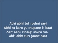 Abhi Abhi - Lyrics Song From Movie ( JISM 2 ) By ...