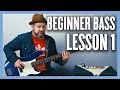 Beginner Bass Lesson 1 - Your Very First Bass Lesson