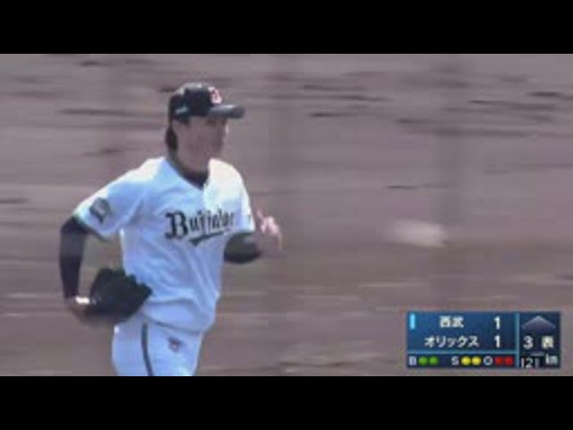 【3回表】バファローズ・山﨑福 3回6奪三振の快投を見せる!! 2021/2/24 B-L(MBG)