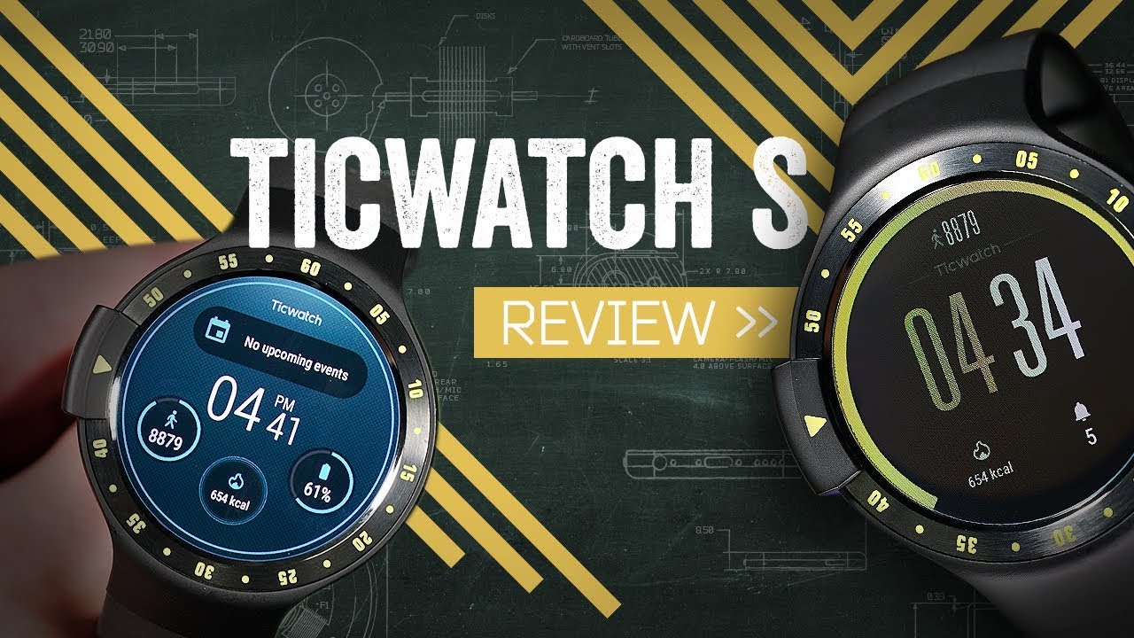 Ticwatch S Review: Android Wear On The Cheap - YouTube