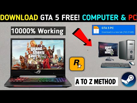 Download Gta 5 In Pc/Laptop FREE - (2025) | How To Download And Play Gta 5 On Pc ! Rj Gaming Ytr