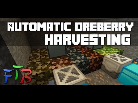 Minecraft - FTB - Automated Oreberry Harvesting Tutorial