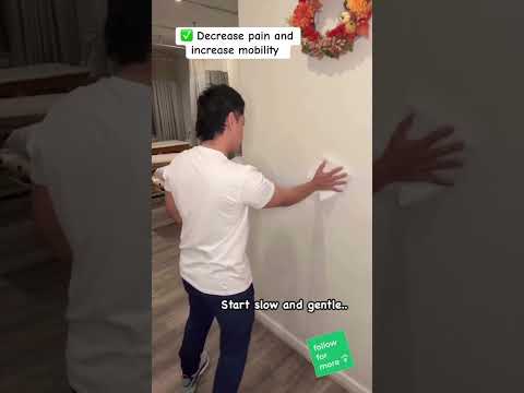 Shoulder rotation exercise to Fix frozen shoulder. #shoulderpain  #viralvideo