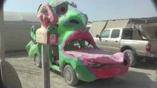 BM2008 American Dream_ Static Shot of Big Green Bug