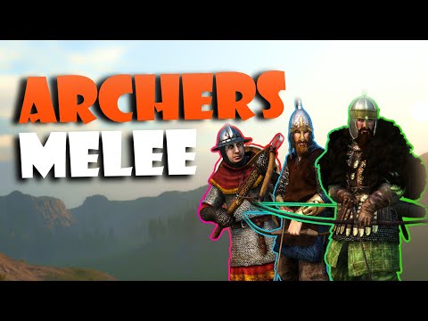 Archers as INFANTRY? Melee Testing ALL T5/T6 Archers in Bannerlord (Best Archers)