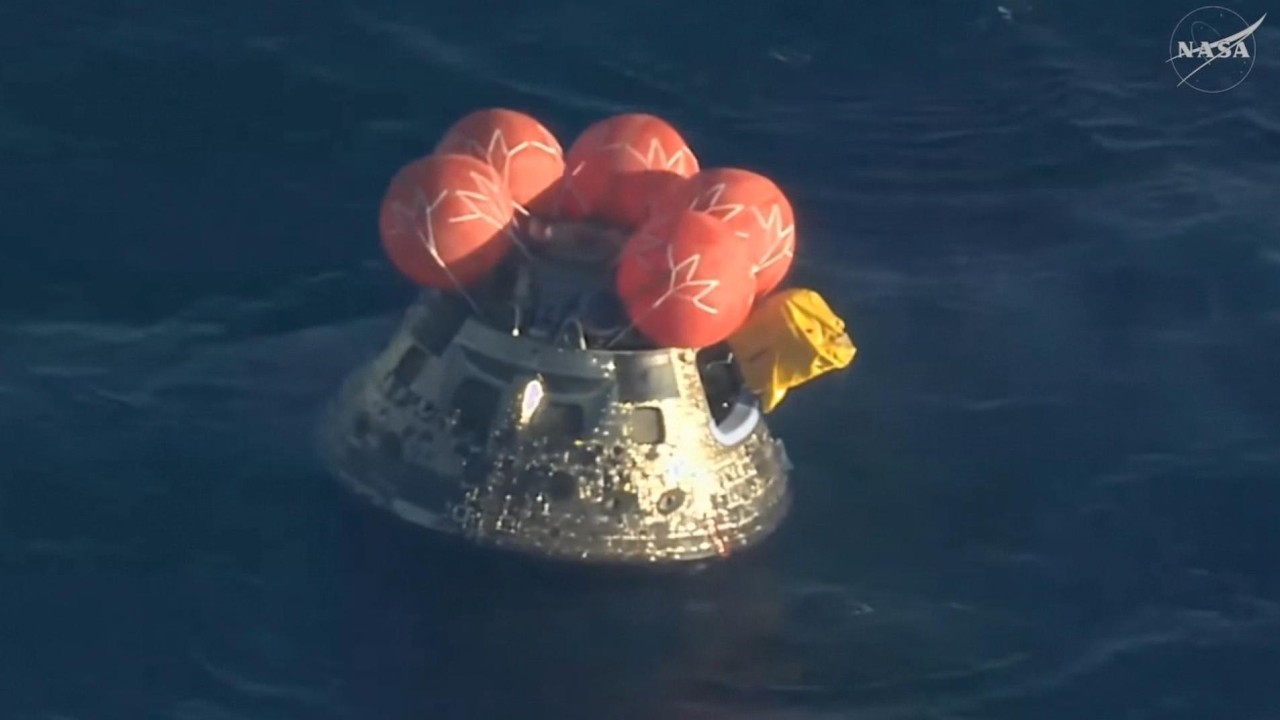 El amerizaje de Artemis II (resumido)