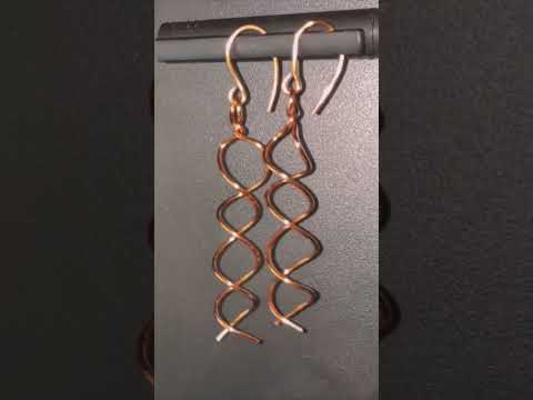 Double Helix Dangle Earrings