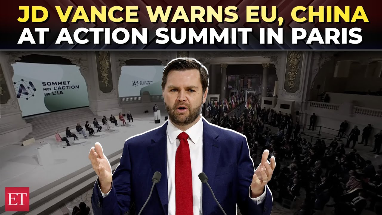 Paris AI Summit: JD Vance warns EU for over-regulating US firms, targets China amid DeepSeek rise