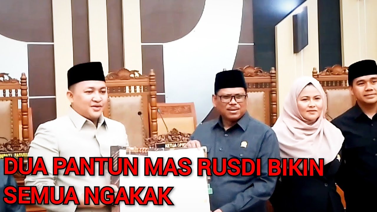 Dua Pantun Mas Rusdi Bikin Ngakak
