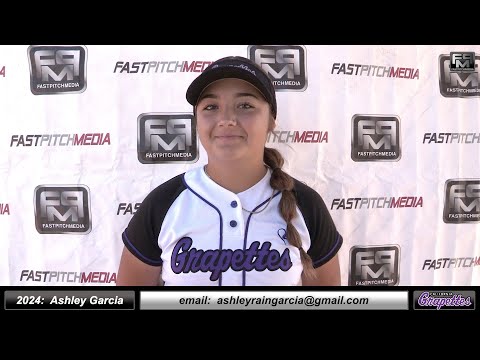 2024 Ashley Garcia Middle Infielder and First Base Softball Skills Video - Ca Grapettes McNair
