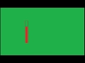 Vertical 10 second loading bar green screen
