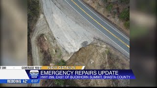 Emergency repairs ongoing on Highway 299 in Shasta County