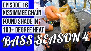 Bass Season 4 Kissimmee Chain Episode 16 Found Shade in 100+ Degree Heat