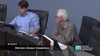 08/16/17 Historic Zoning Commission Meeting