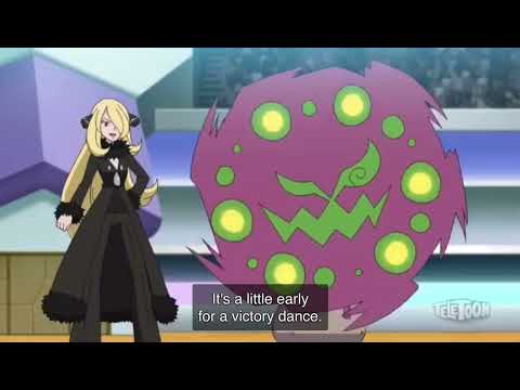 pikachu counter shield in the battle against cythnia spritomb (owo) 🥹🌸💕💘💗 EnglishDub