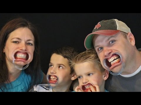 Family Lip Retractor Challenge Video