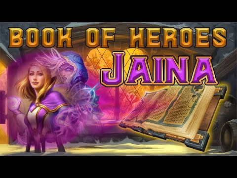 The Story of Jaina as told by Hearthstone Book of Heroes [Lore]