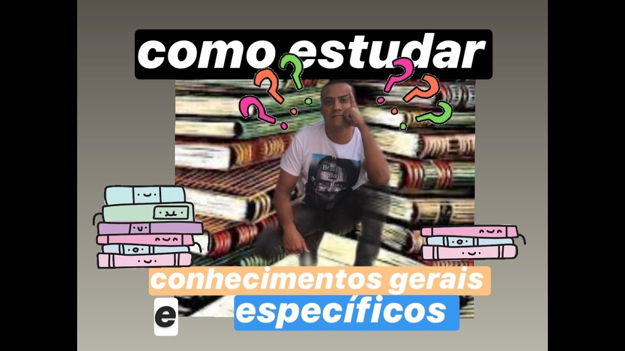 Como estudar conhecimentos gerais e específicos no concurso público