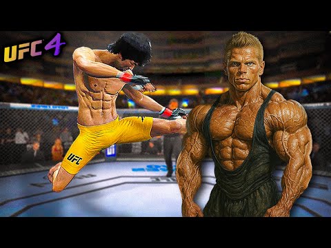 Strongman Auto Mechanic vs. Bruce Lee (EA sports UFC 4) - rematch
