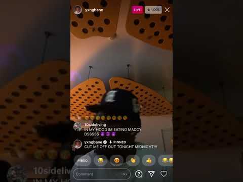 YxngBane Leaks a song with NafeSmallz on live