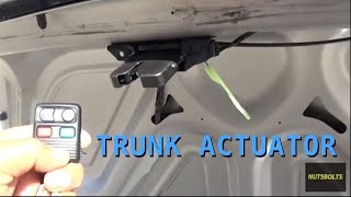 How to Replace a Trunk Lock Actuator in Your Car