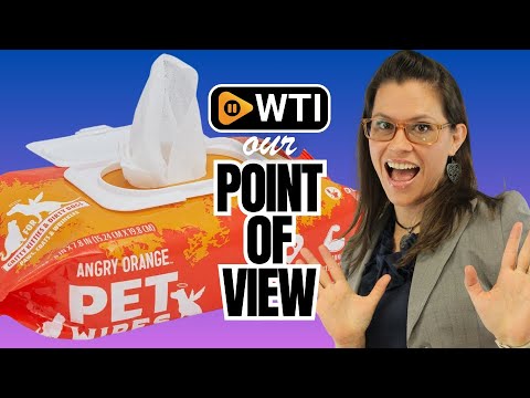 ANGRY ORANGE Pet Wipes for Dogs and Cats - Unscented and Gentle - 80 Count - 1 Pack - WTI product video review