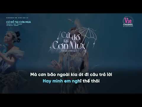 KARAOKE TONE NAM - CỨ ĐỔ TẠI CƠN MƯA