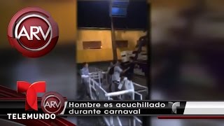 Apuñalan a padre en un carnaval en California