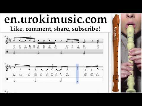 Recorder lessons (G.) Martin Garrix feat Khalid - Ocean Sheet Music Tutorial um-i-rn352