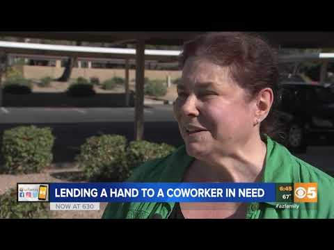 VIDEO: Lending a hand to a coworker in need