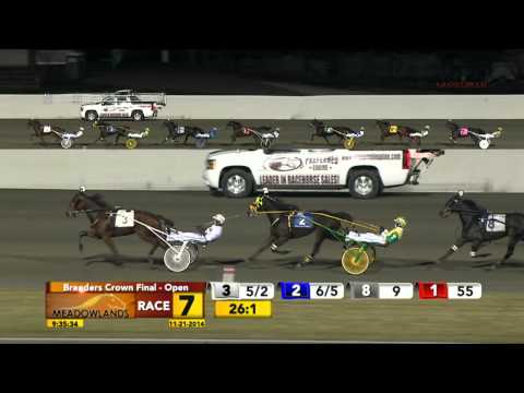 Breeders Crown Mare Trot Final - Bee A Magician - November 21, 2014