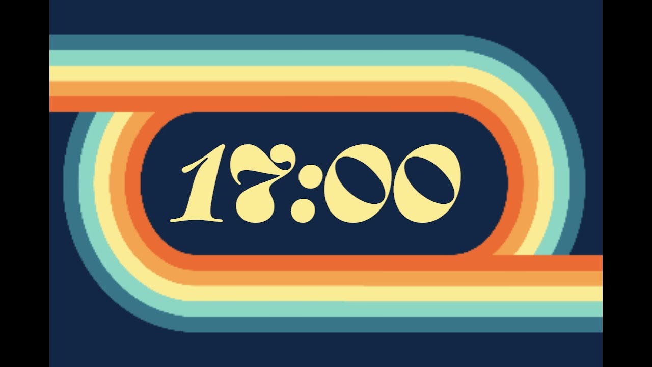 Groovy 17-Minute Countdown Timer
