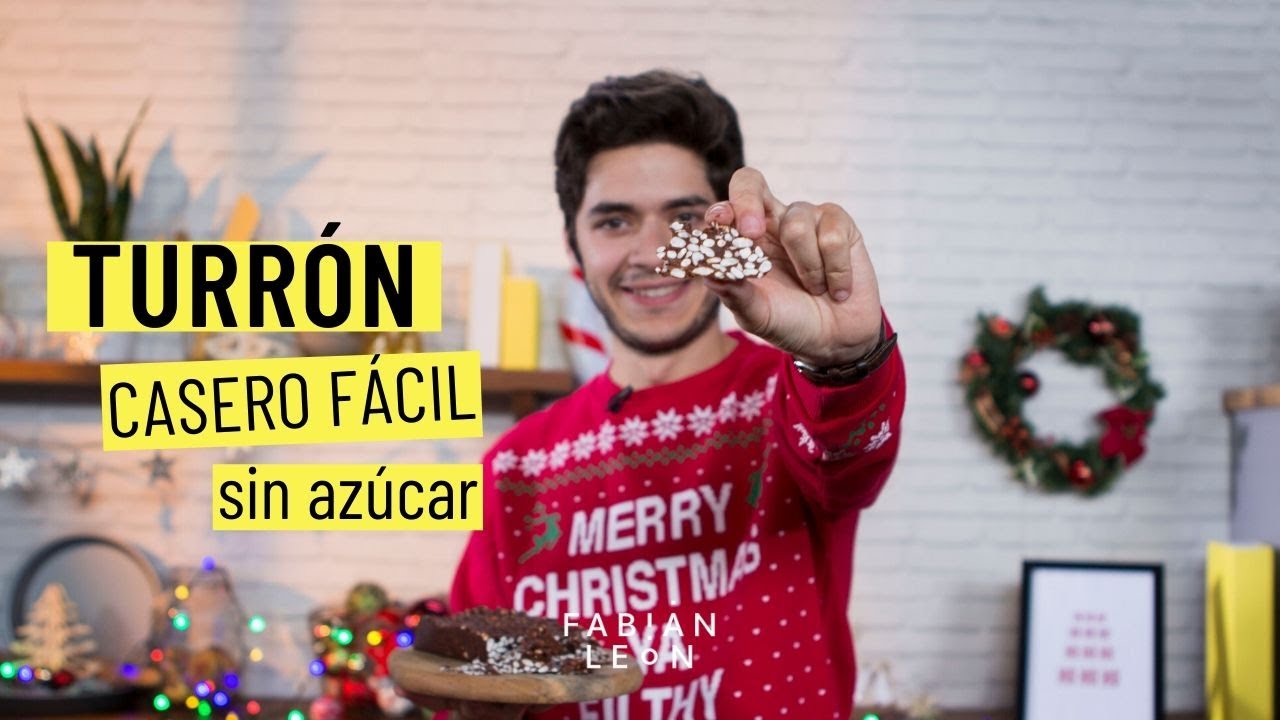 Watch Cómo hacer TURRON casero | TURRON de CHOCOLATE SIN AZÚCAR Now Cómo hacer TURRON casero | TURRON de CHOCOLATE SIN AZÚCAR