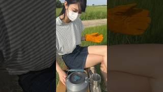 ANZU funny video??? #camping #cooking