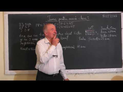 Lectia 1510 - Probleme cu adunari si scaderi repetate Metoda figurativa - Clasa 1
