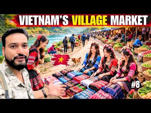 Vietnam Unique Morning MARKET Will SHOCK You 😱 | Village Life of Vietnam