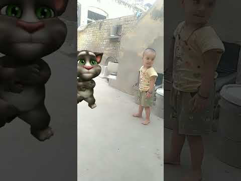 cute baby 💗💓 vs cat 🐱 dane 😆😁😅