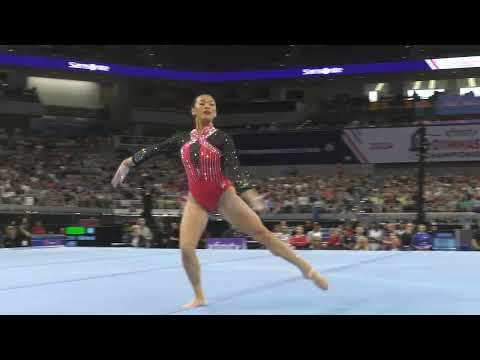 Sunisa Lee -  Floor Exercise  - 2024 Xfinity U.S. Championships  - Senior Women Session 2 Day 2
