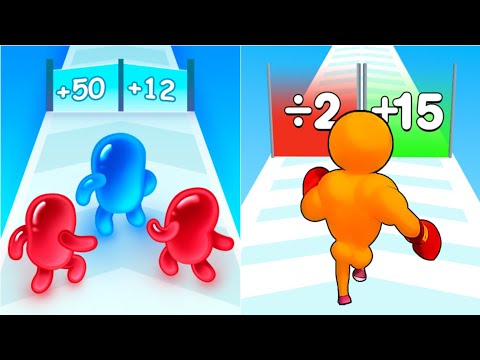 Looking good JOIN blob clash 3D Vs Level up runner Android ios gameplay adventure 🥇