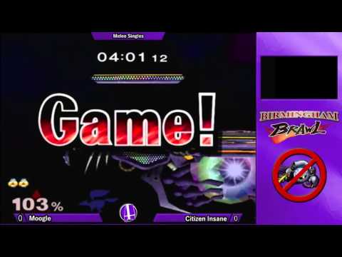 Birmingham Brawl 6 Melee Singles - Moogle (Sheik) vs. Citizen Insane (Falco)