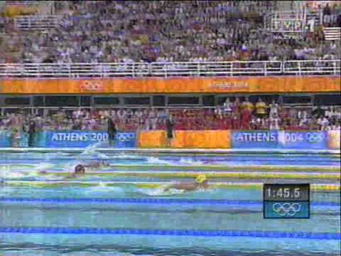 Otylia Jędrzejczak, złoty medal, 200m stylem motylkowym, Ateny 2004