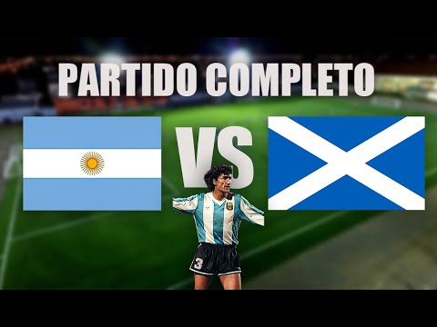 ESCOCIA 1 ARGENTINA 0 (Amistoso 1990) Partido completo