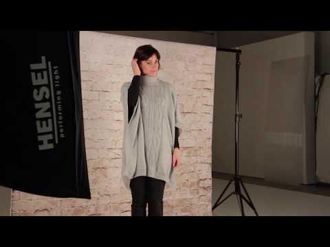 Fischer Wolle - Damenponcho "Sidney" 759015