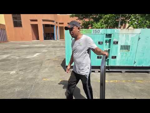 Denyo 150 KVA Production Genset Test Run For Engine Oil Circulation, Oil And Fuel Monitoring