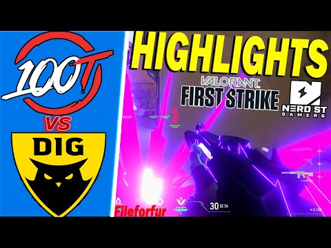 100 Thieves vs Dignitas / HIGHLIGHTS / First Strike North America NSG Tournament Qualifier BO3