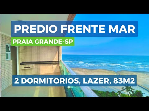 VISTA MAR DE CINEMA, 2 Dormitórios, 1 Suite, Varanda Gourmet, 83m2. Maracanã - Praia Grande-SP.