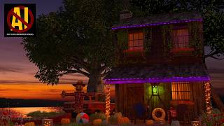 Summerween Ambience  | A Marriage of Halloween & Summer | Nature Sounds