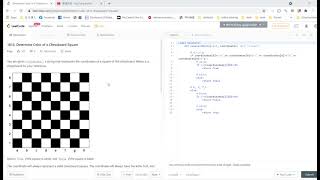 YouTube video 'Leetcode 1812  Determine Color of a Chessboard Square'