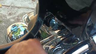 Batwing fairing from Amazon for 05 Heritage Softail PHASE 1